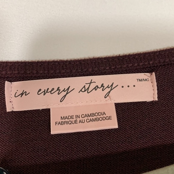 Pennington’s Dark Mauve Knit Sweater Midi Dress - Picture 7 of 9